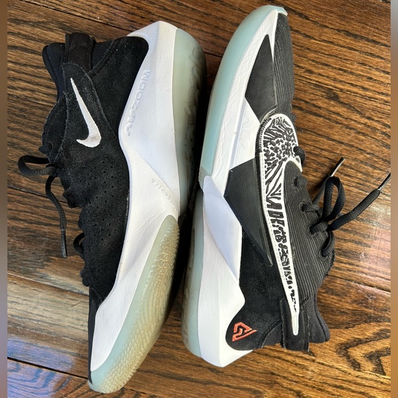 Nike Zoom Freak 2 Black White - Picture 2 of 5